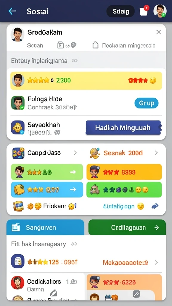 Antarmuka pengguna yang menarik dan mudah digunakan.