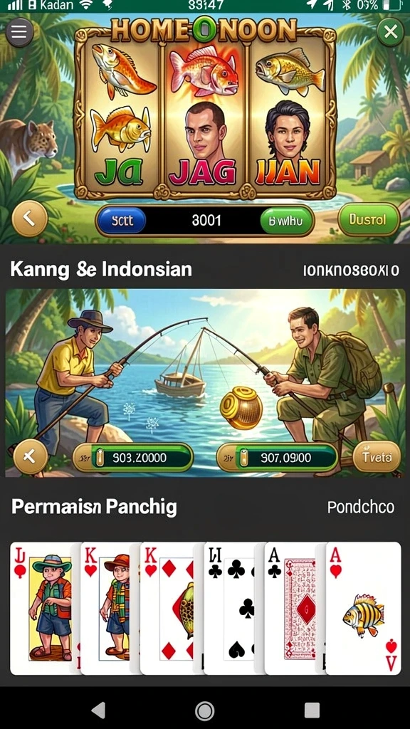 Fitur interaksi sosial yang seru untuk berkomunikasi dengan pemain lain.