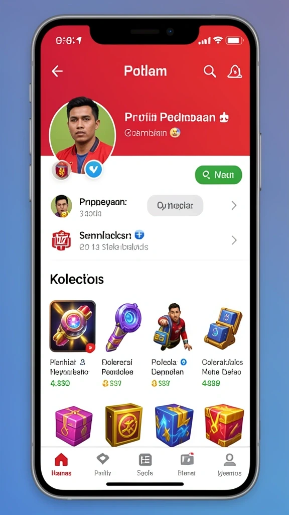 Tampilan mesin slot yang menarik.