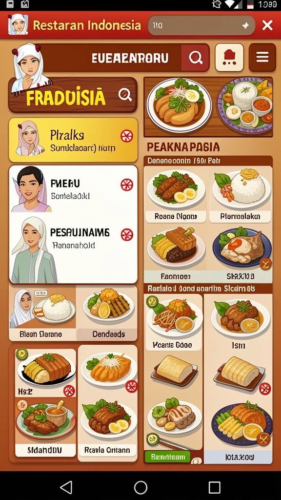 Tampilan antarmuka yang menarik dan mudah digunakan.