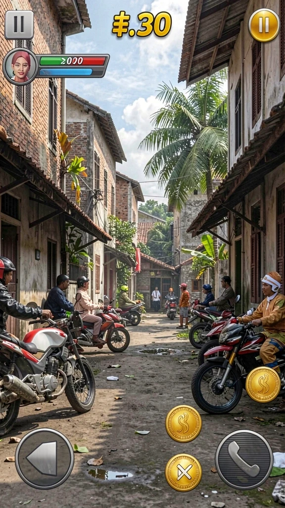 Tampilan antarmuka pengguna yang menarik.