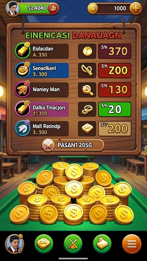 Level permainan yang menantang dan seru.