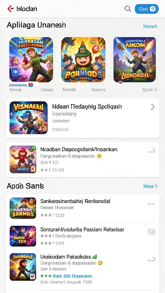 Mode permainan yang menantang dan seru.