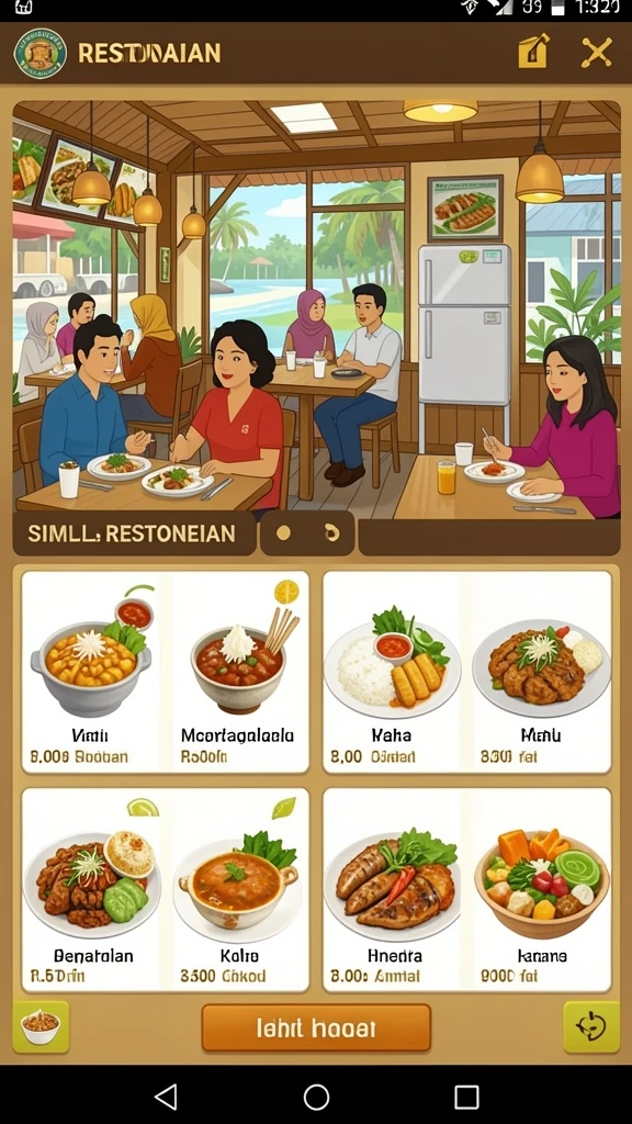 Beragam level dan tantangan yang menarik.