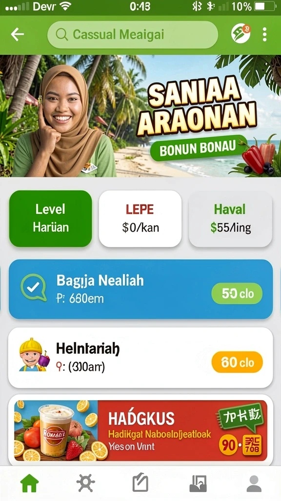 Tampilan antarmuka yang intuitif dan mudah digunakan.