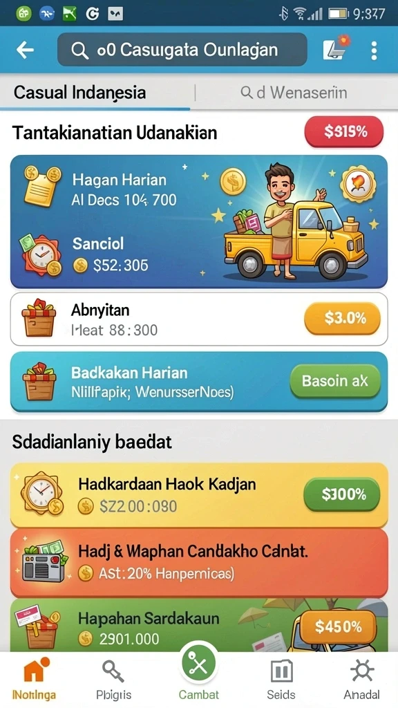 Gambaran antarmuka pengguna yang intuitif.