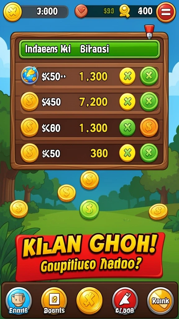 Screenshot menampilkan grafis menarik dari level awal.
