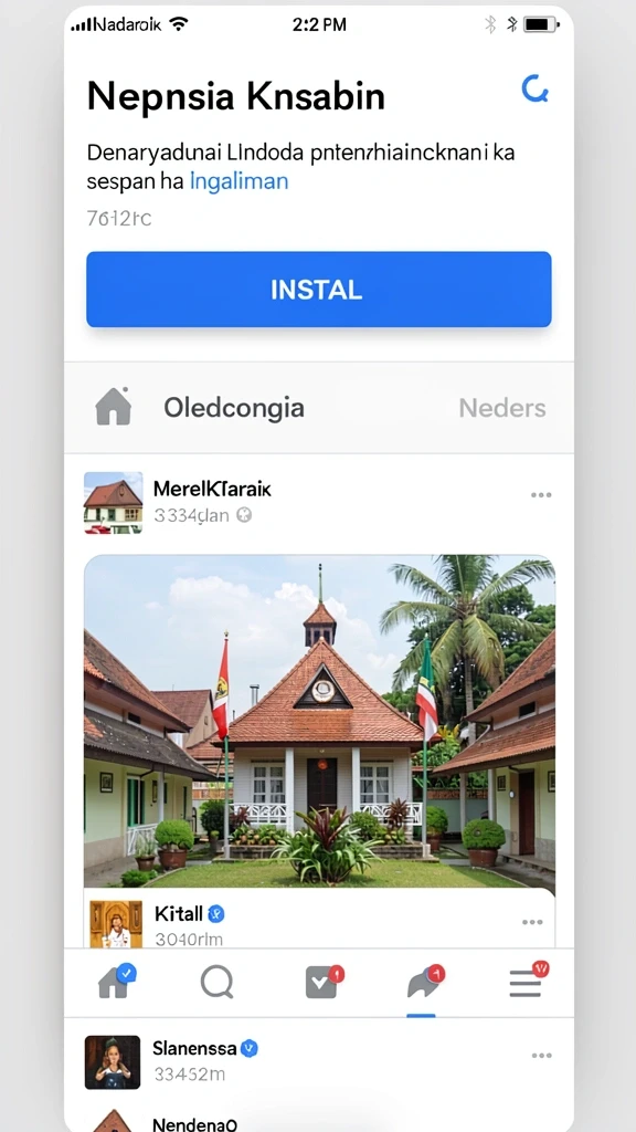 Tampilan antarmuka yang menarik dan modern.