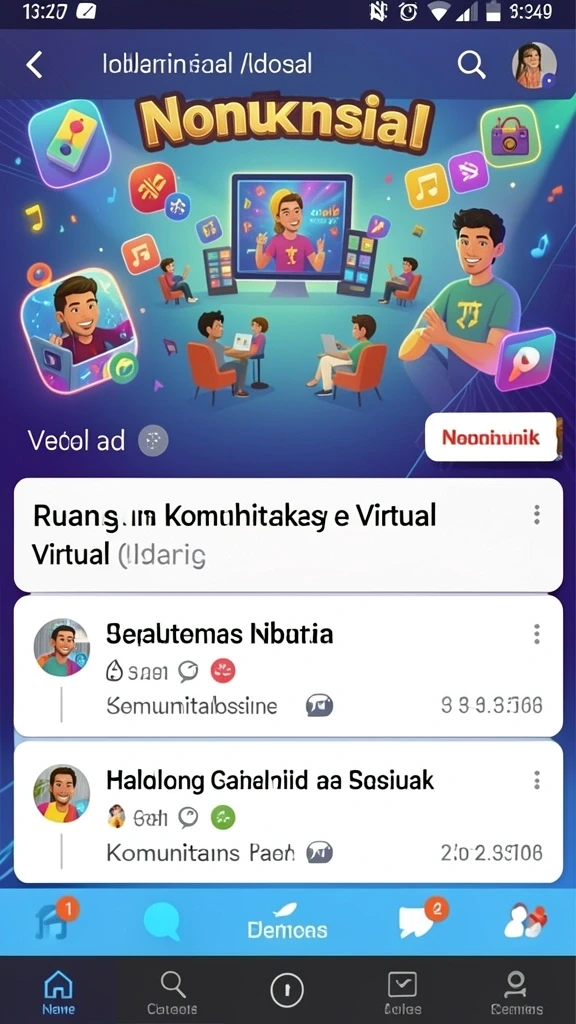 Grafis yang menakjubkan dalam permainan.