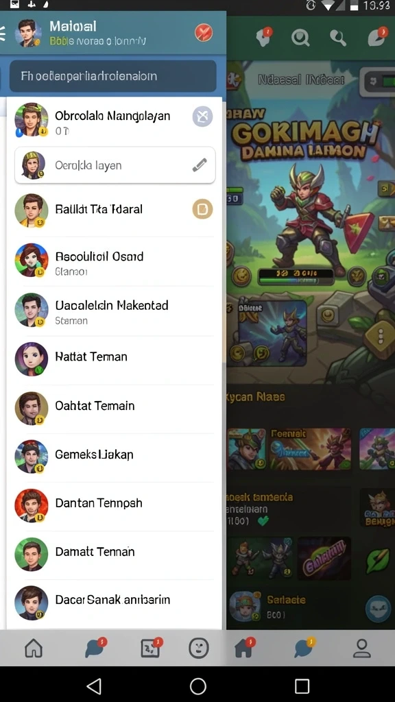 Screenshot dari salah satu permainan yang menarik di IDPKING.