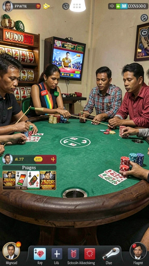 Tangkapan layar dari level yang menantang dengan pemandangan indah.
