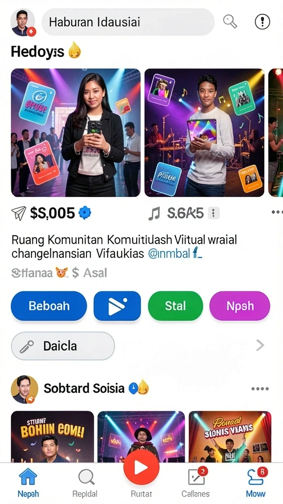 Tampilan antarmuka yang menarik dan intuitif.
