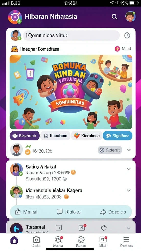 Tampilan antarmuka utama JKTOK yang menarik.