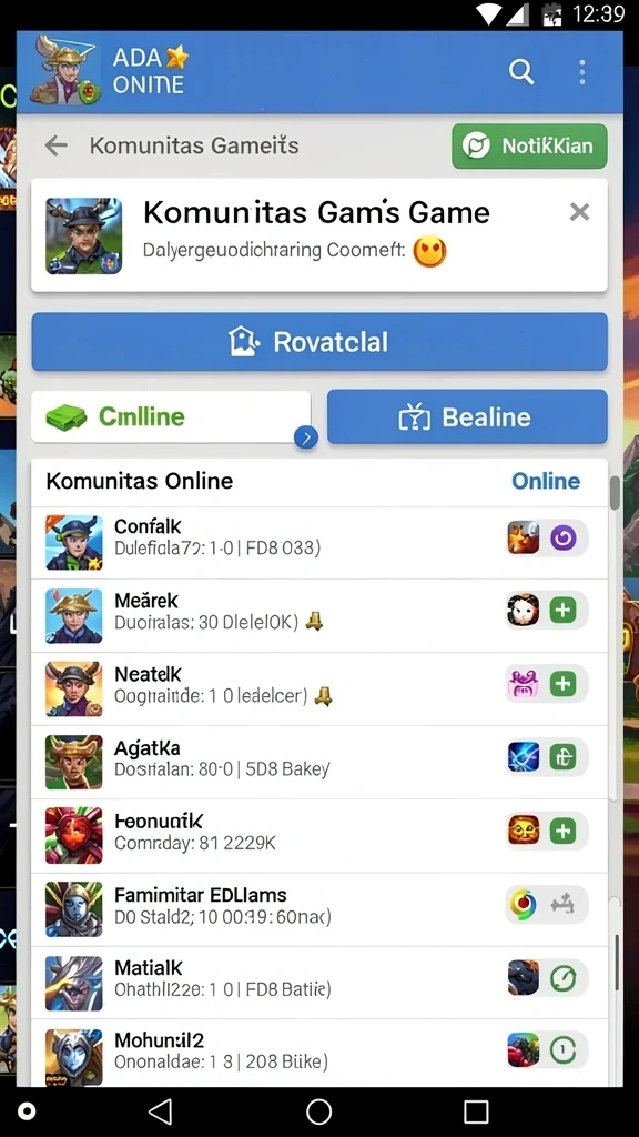 Tampilan mode multiplayer yang seru dan penuh aksi.
