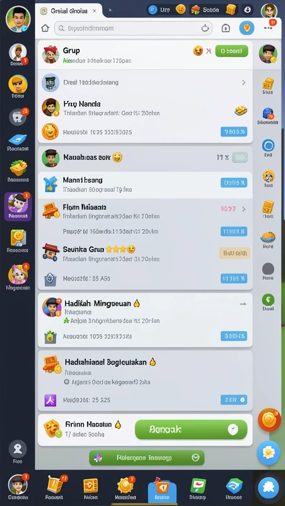 Sesi permainan multiplayer yang seru dan interaktif.