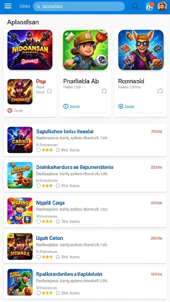 Grafik yang memukau dengan efek suara yang menarik.