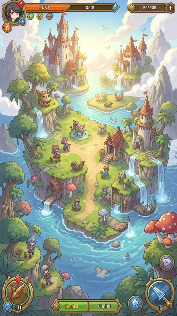 Screenshot menampilkan grafis yang memukau dari gameplay KENCANA28.