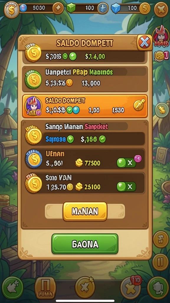 Screenshot menunjukkan berbagai karakter yang bisa dipilih dalam KENCANA28.
