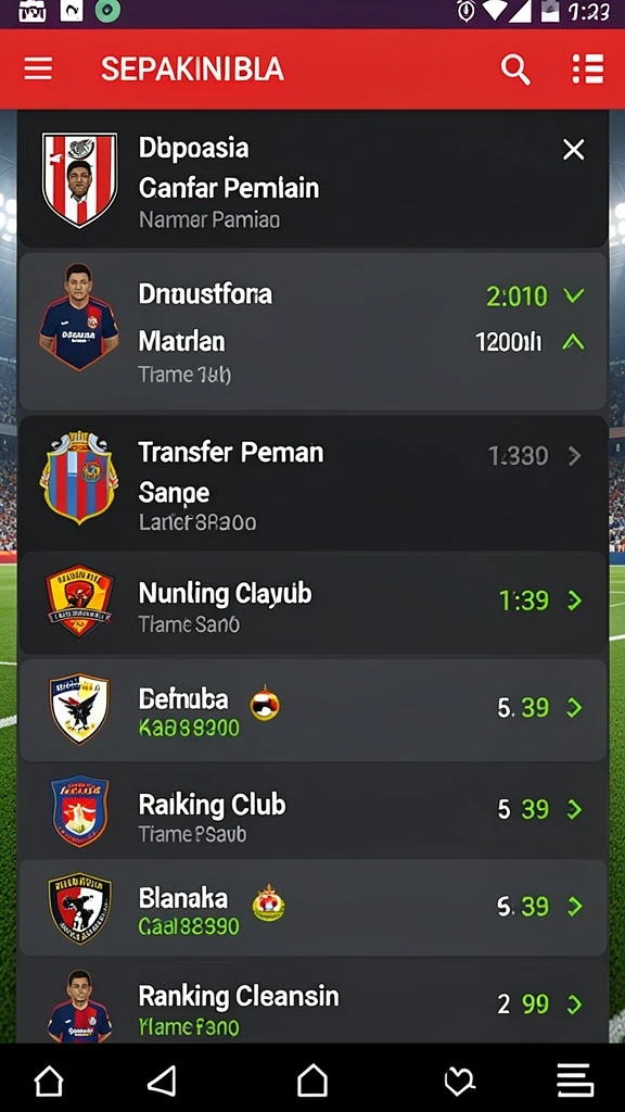 Pilihan permainan yang beragam dan menarik.