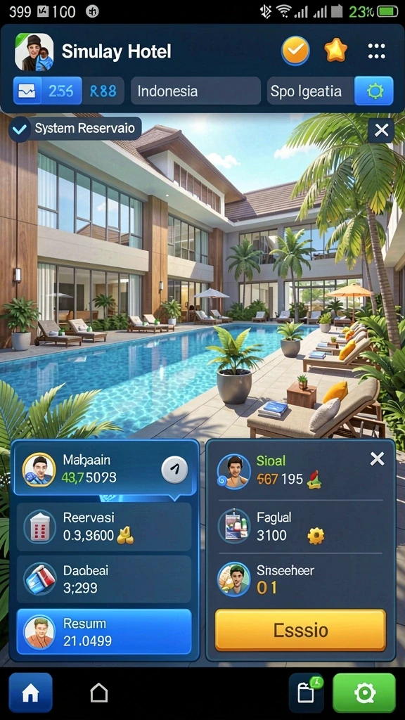 Sistem hadiah yang menarik dan memotivasi pemain.