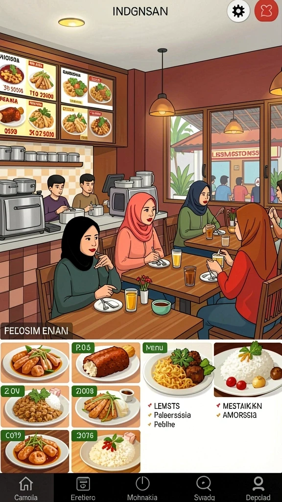Tampilan antarmuka yang ramah pengguna.