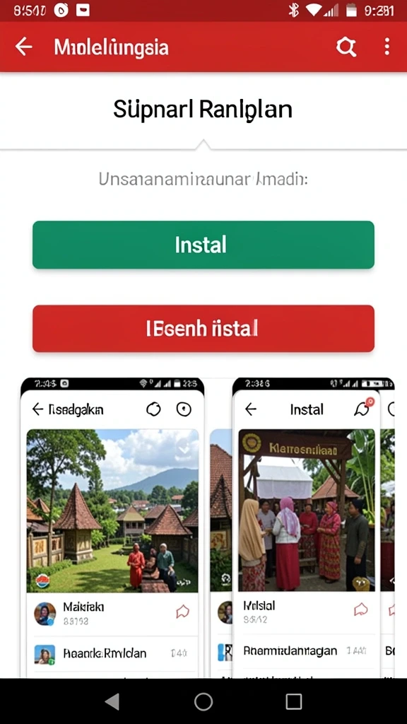Bertualang di hutan lebat yang penuh misteri.