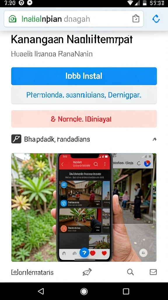 Screenshot menampilkan karakter utama dalam aksi.