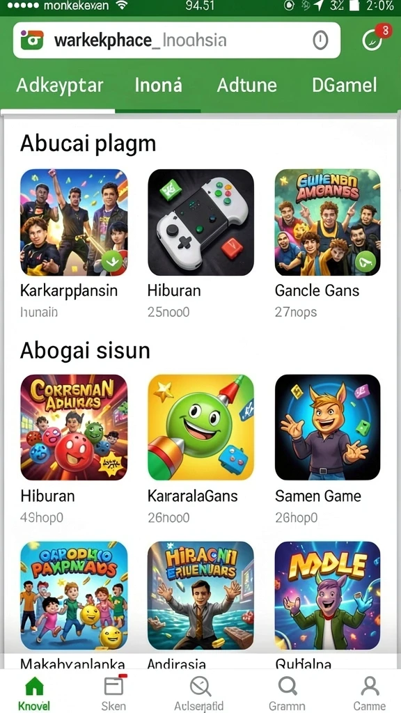 Tampilan antarmuka yang menarik dan mudah digunakan.