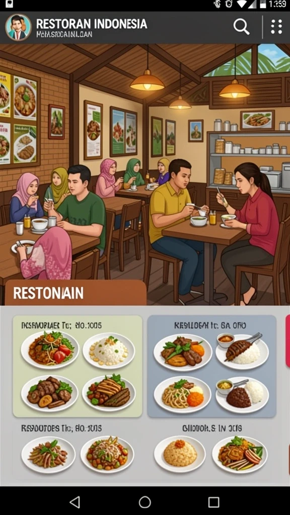 Tampilan antarmuka yang user-friendly dan menarik.
