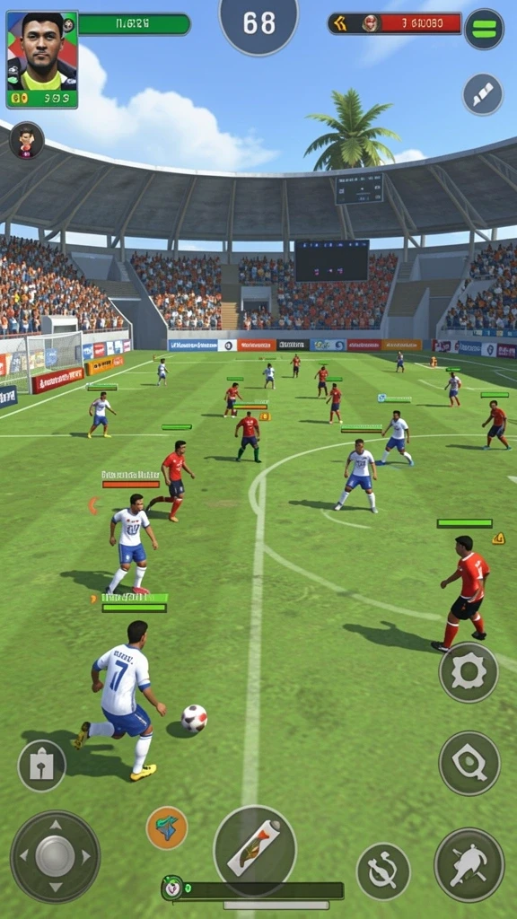 Gambaran aksi seru dalam mode multiplayer RP886.