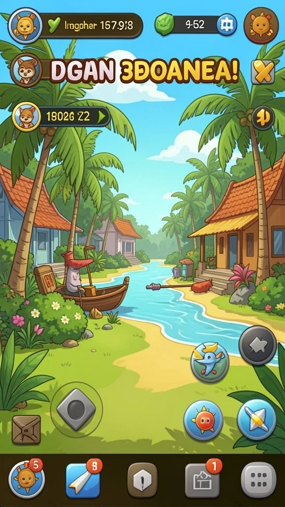 Fitur multiplayer yang memungkinkan bermain dengan teman.