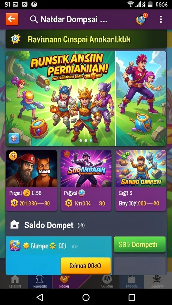 Karakter-karakter menarik dengan desain unik.