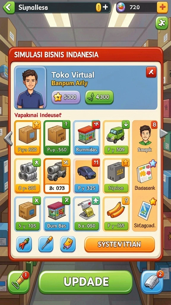Tampilan antarmuka SIA777 yang menarik dan modern.