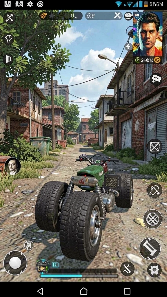 Cuplikan dari level menantang di TURBO78.