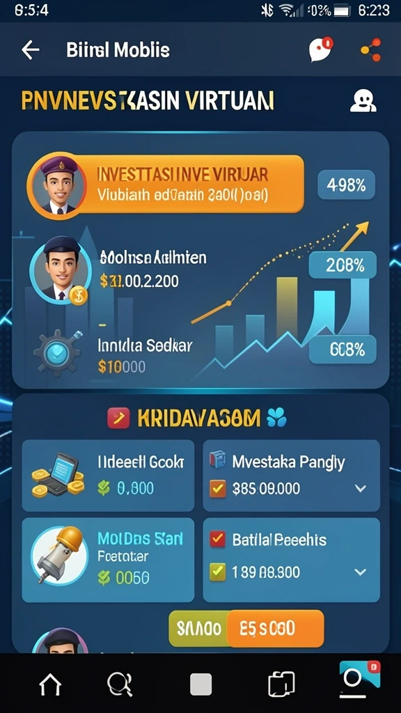 Tampilan mesin slot yang menarik.