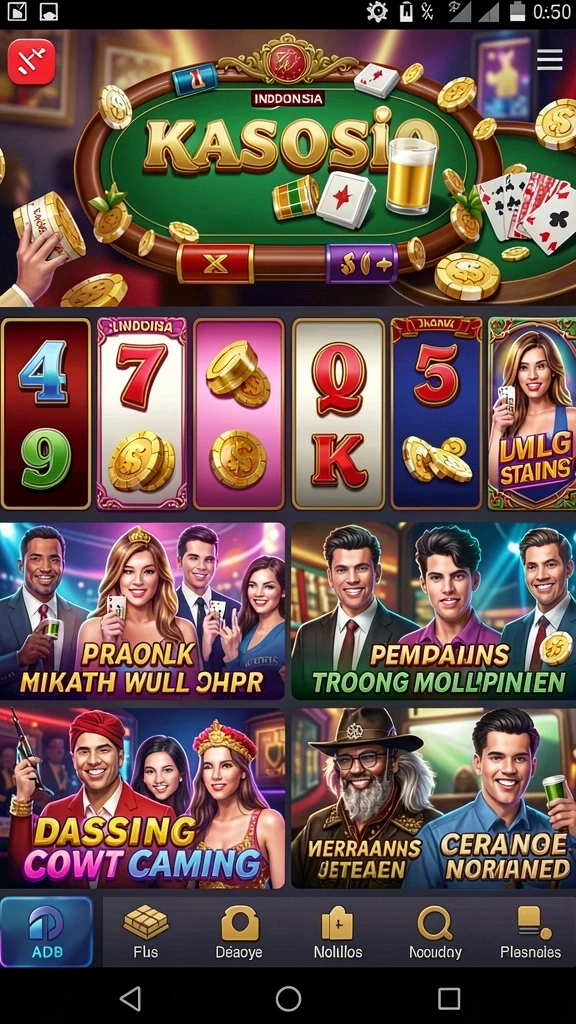 Screenshot permainan dengan karakter yang sedang bertarung.
